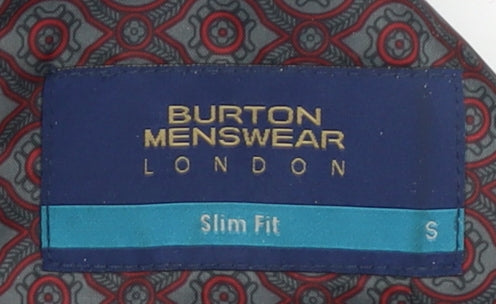 Burton Mens Brown Slim Fit Suit Waistcoat S