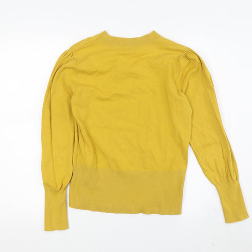 Oasis Women's Yellow Pullover Jumper M