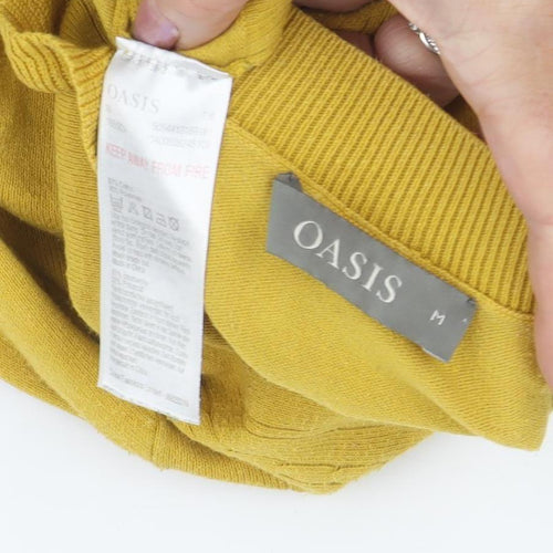 Oasis Women's Yellow Pullover Jumper M