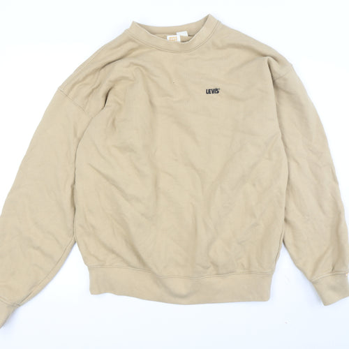 Levi's Men's Beige Pullover Sweatshirt, Size S