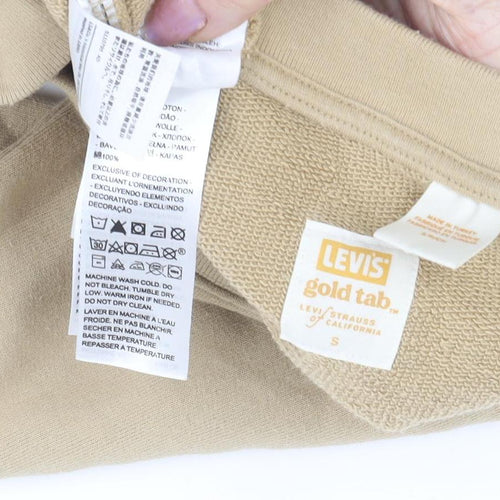 Levi's Men's Beige Pullover Sweatshirt, Size S