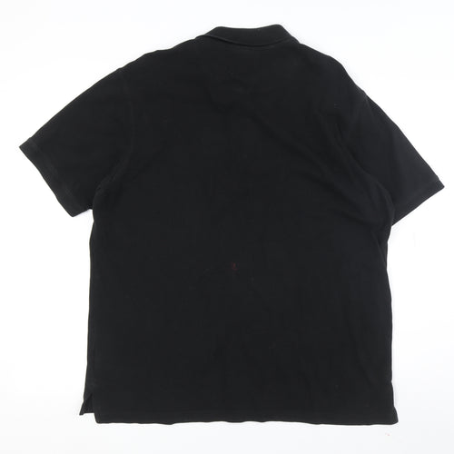 Pierre Cardin Men's Black XL Polo, Regular Fit