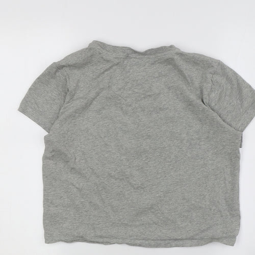 Calvin Klein Grey Unisex T-Shirt M Casual