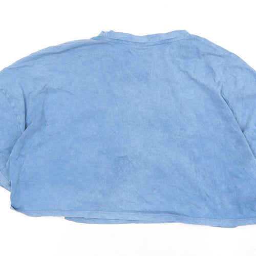 Pantone Women's Blue Classic Cropped T-Shirt, Size M
