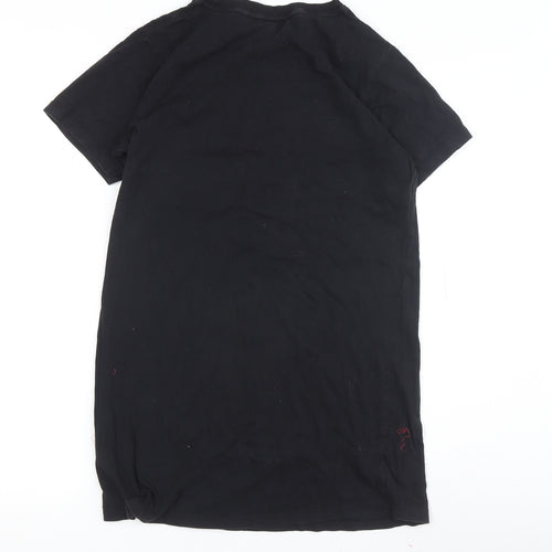 Bench Girls Kids Black T-Shirt Dress 16 Years
