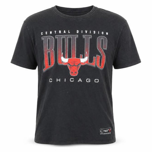 NBA Teens Black Chicago Bulls T-Shirt 13 - Sports Graphic Print