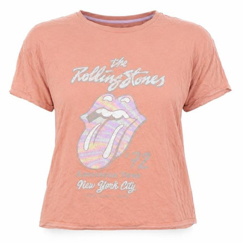 George Women's Orange Rolling Stones T-Shirt, Size 18, Casual
