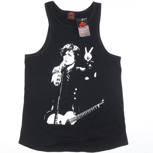 Apparel Noir Black Music Tank Top Size 12 Unisex