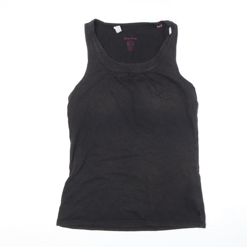 Quechua Women's Black Tank Top, Size M, Lightweight Jersey