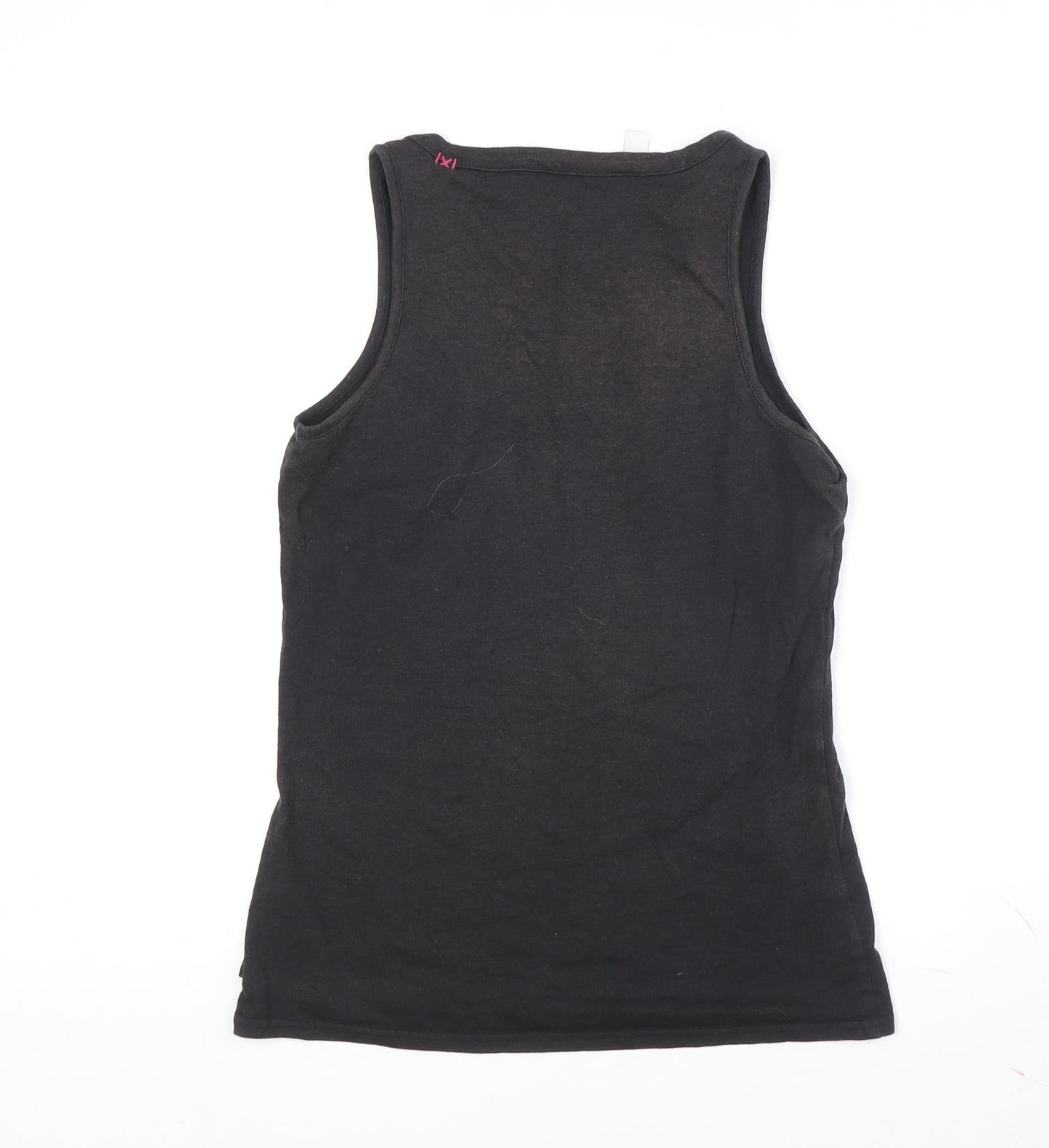 Quechua Women's Black Tank Top, Size M, Lightweight Jersey