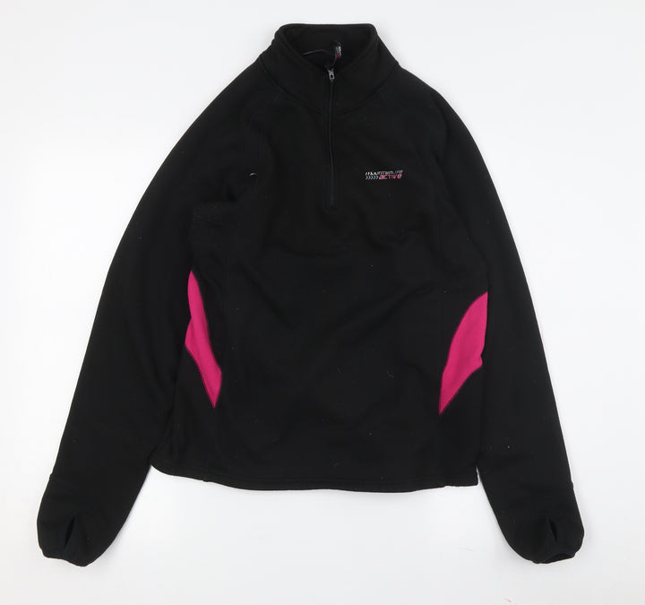 Mountain Life Women's Black Pullover Hoodie, L