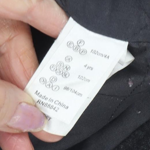 Vertbaudet Boys Grey Pea Coat, 4 Years - Warm & Stylish