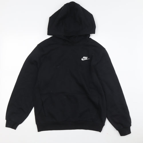 Nike Boys Black Pullover Hoodie XL Sports Logo