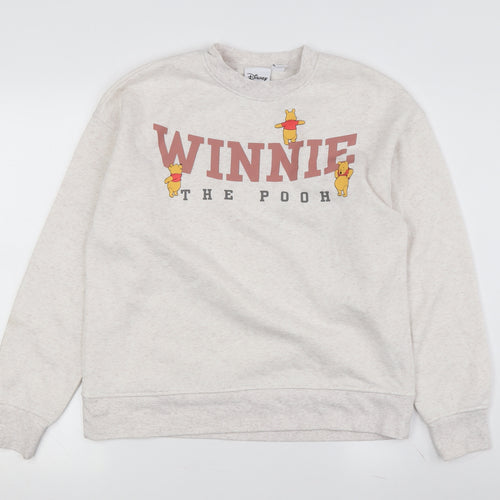 Disney Unisex Beige Winnie the Pooh Sweatshirt XS