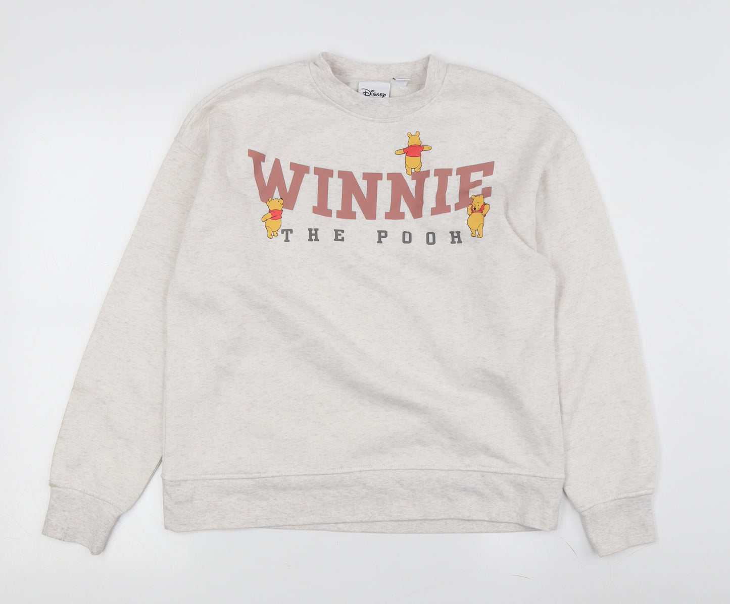 Disney Unisex Beige Winnie the Pooh Sweatshirt XS