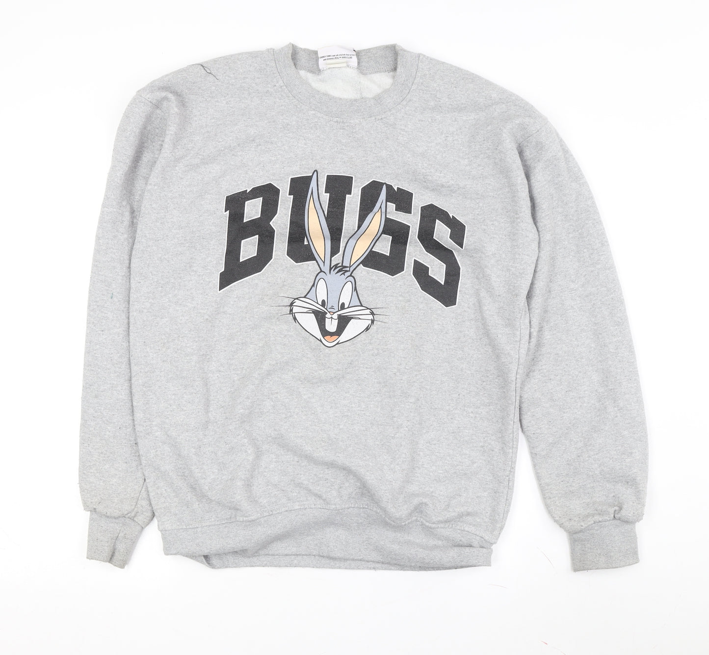 Looney Tunes Grey Women's Sweatshirt Size 8