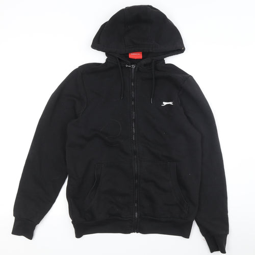 Slazenger Unisex Adults Black XS Full Zip Hoodie