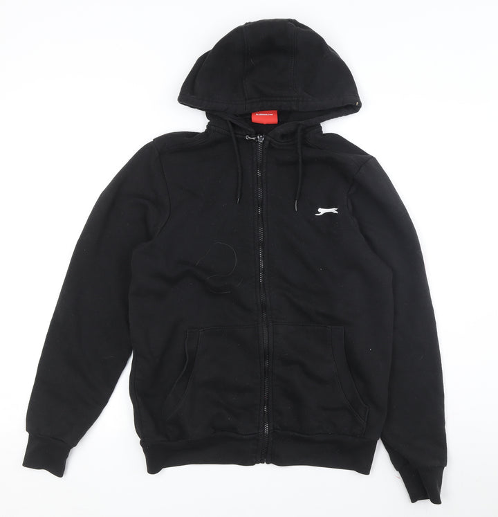 Slazenger Unisex Adults Black XS Full Zip Hoodie