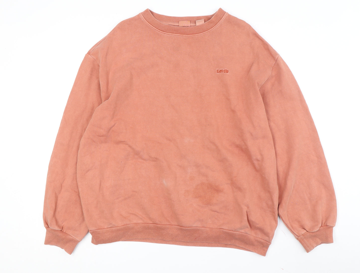 Levi's Men's Pink Crew Neck Pullover Sweatshirt M