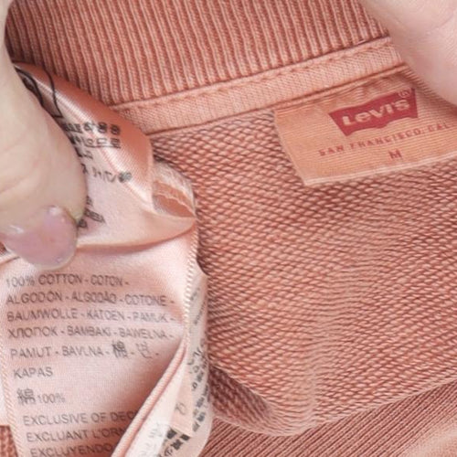 Levi's Men's Pink Crew Neck Pullover Sweatshirt M