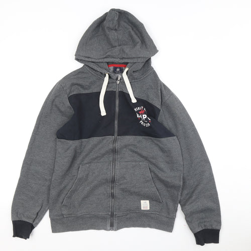 Beverly Hills Polo Club Men's Grey Hoodie, L