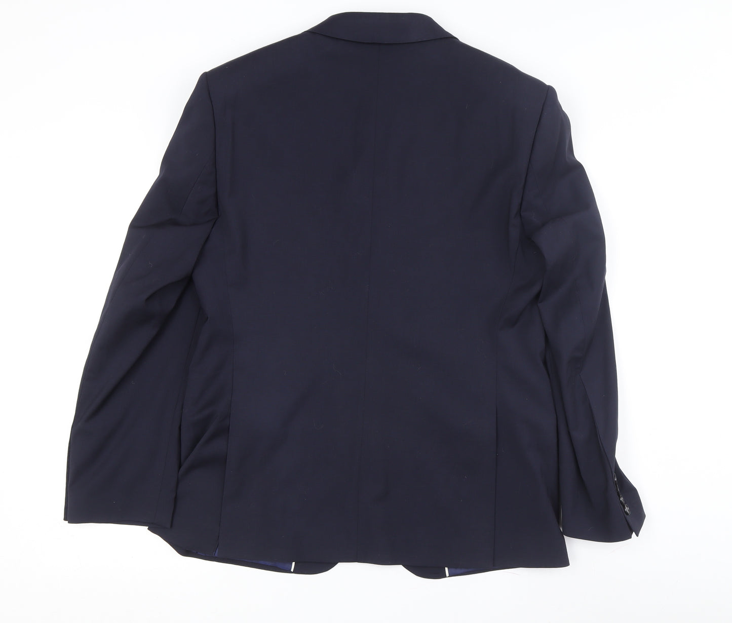 Marks and Spencer Men's Blue Blazer, Size 38S, Tailored Fit