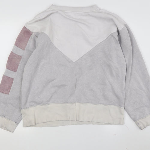 Adidas Women's Grey Size 10 Pullover Sweatshirt