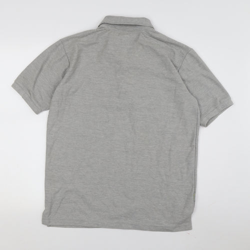 Slazenger Men's Grey Polo Medium Classic Fit