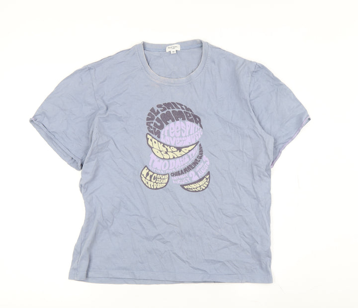 Paul Smith Men's Blue Graphic T-Shirt, M