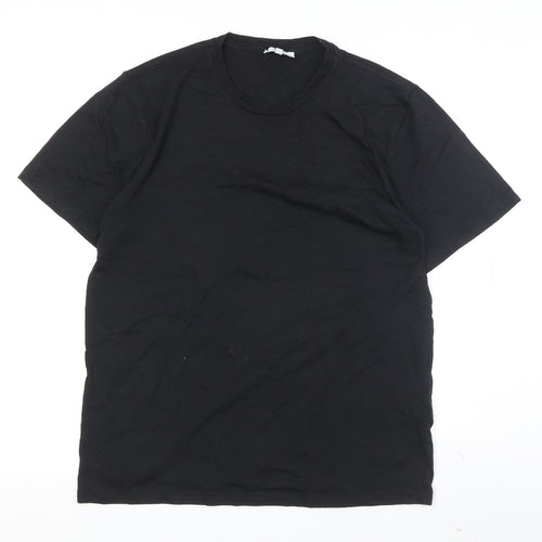 Reiss Men's Black Large Crew Neck T-Shirt