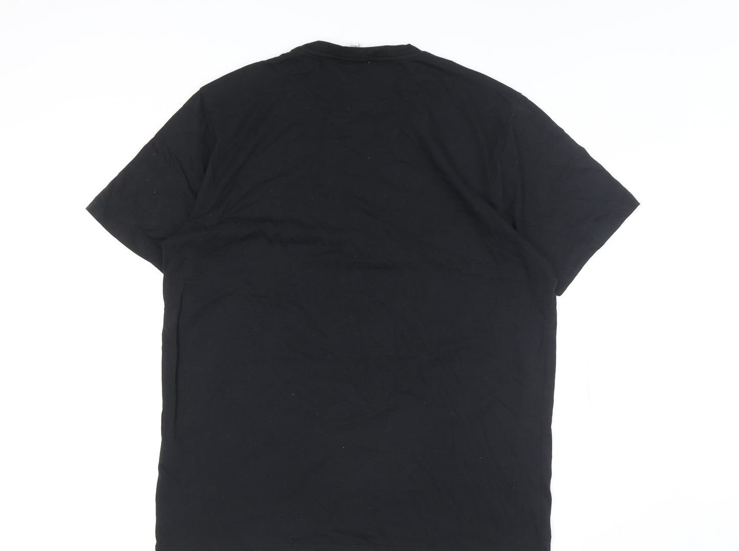 Reiss Men's Black Large Crew Neck T-Shirt