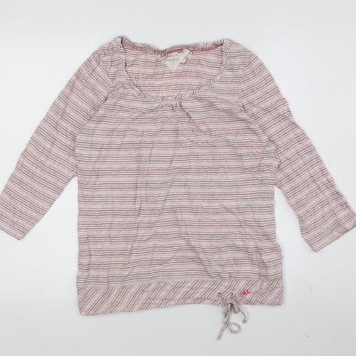 Mahogany Women's Multicoloured Striped T-Shirt Size 14