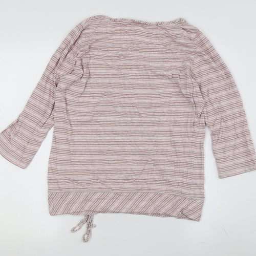 Mahogany Women's Multicoloured Striped T-Shirt Size 14