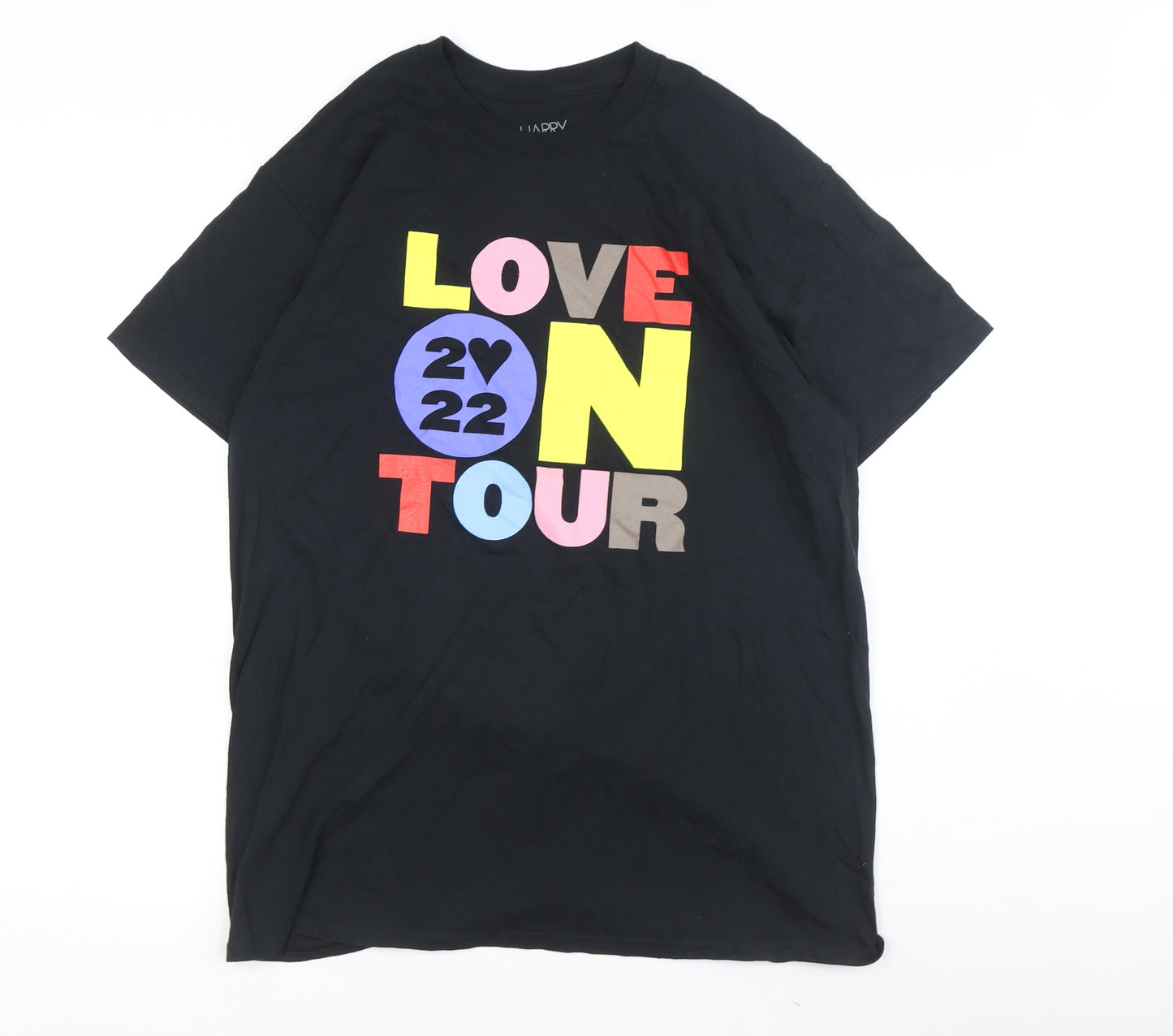Harry Styles Unisex Black Tour T-Shirt L