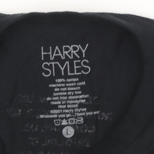 Harry Styles Unisex Black Tour T-Shirt L