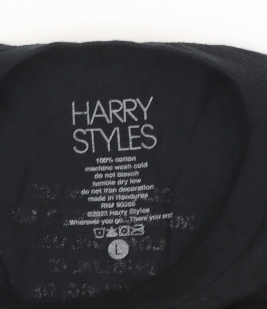 Harry Styles Unisex Black Tour T-Shirt L