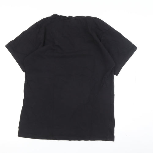 Orijin Men's Black Nirvana Graphic T-Shirt, M