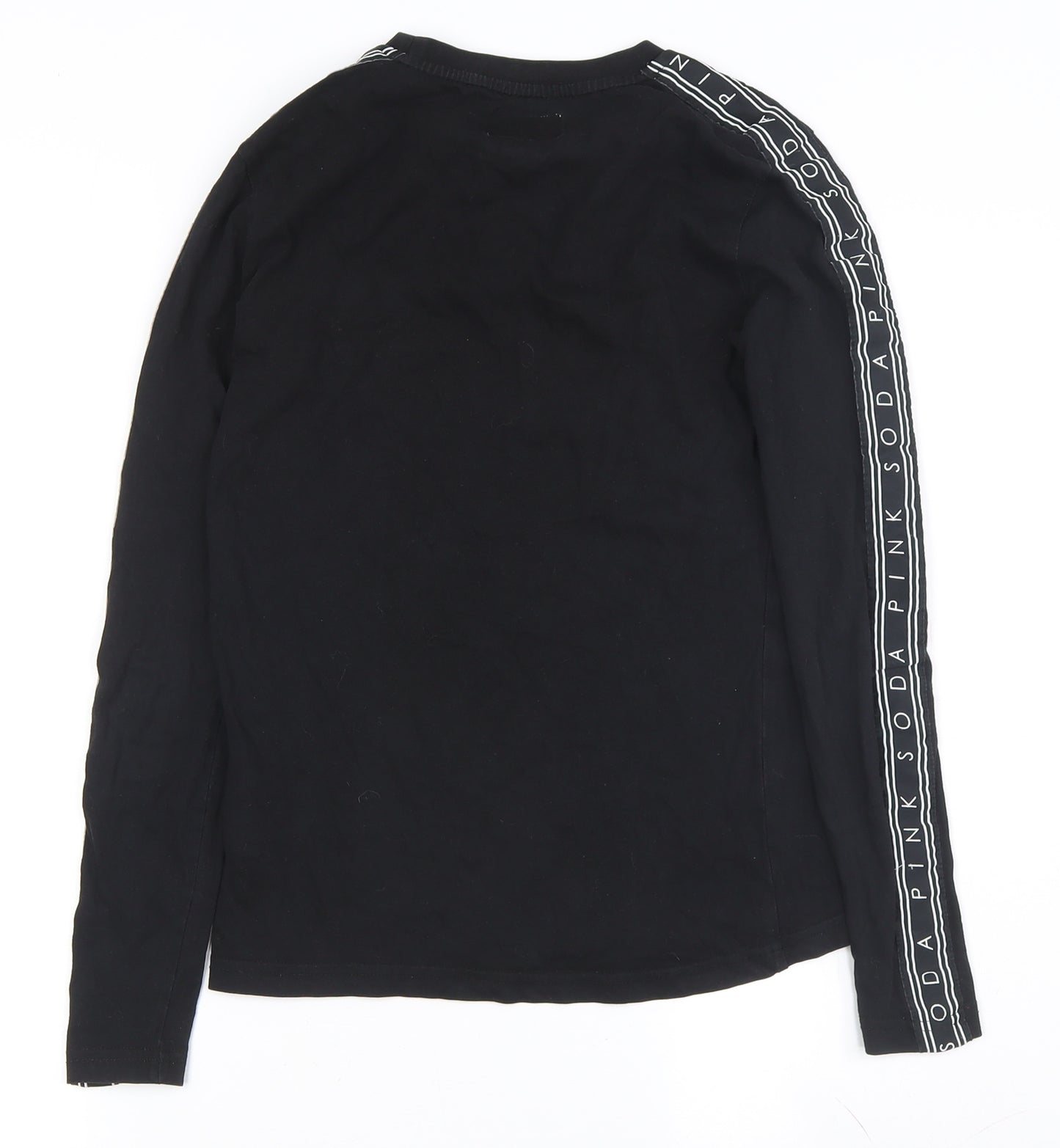 Pink Soda Women’s Black Long Sleeve T-Shirt Size 6