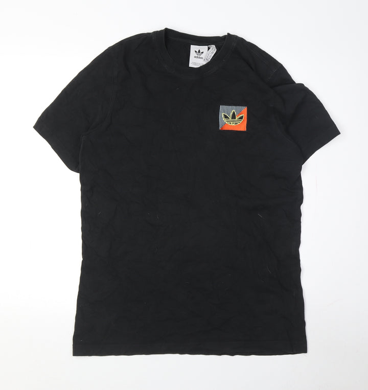 Adidas Men's Black M Crew Neck Short Sleeve T-Shirt