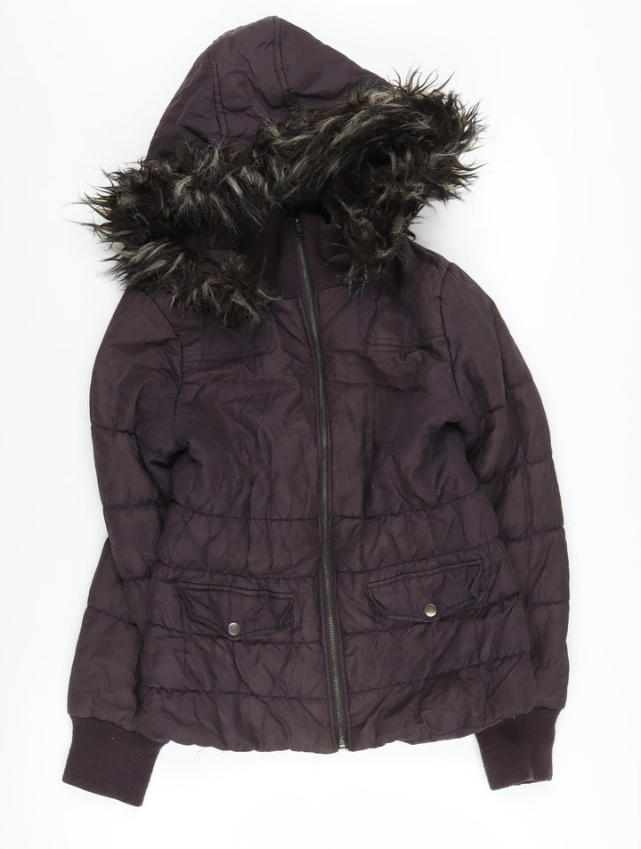 Dorothy Perkins Women's Black Puffer Jacket Size 12