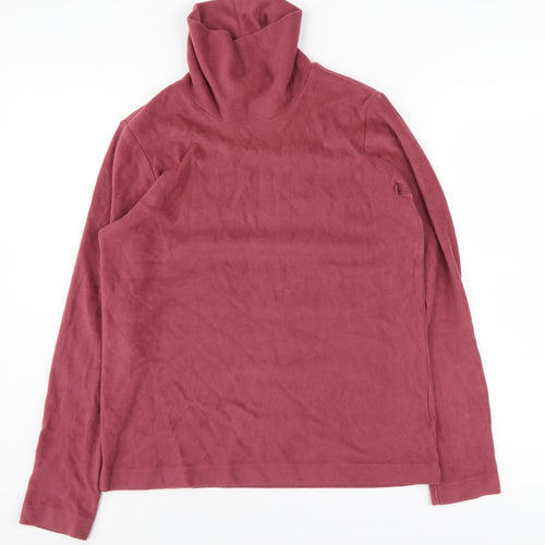 Uniqlo Women's Red Pullover Sweatshirt, M, High Neck