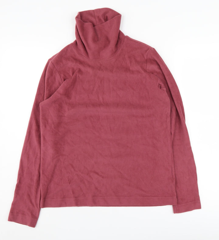 Uniqlo Women's Red Pullover Sweatshirt, M, High Neck