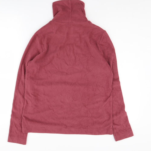 Uniqlo Women's Red Pullover Sweatshirt, M, High Neck
