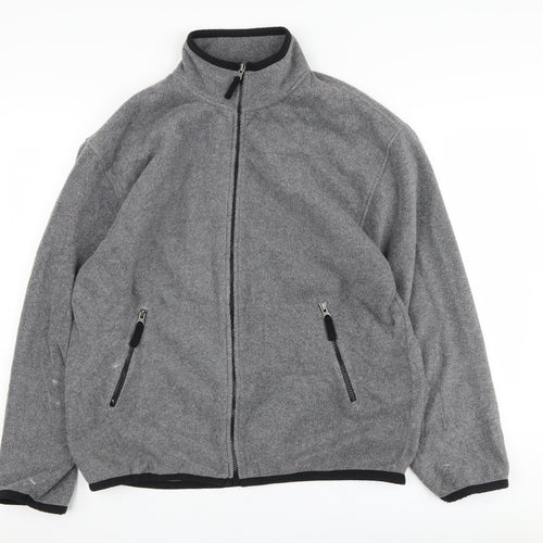 GAP Men's Grey Full Zip Jacket M Casual