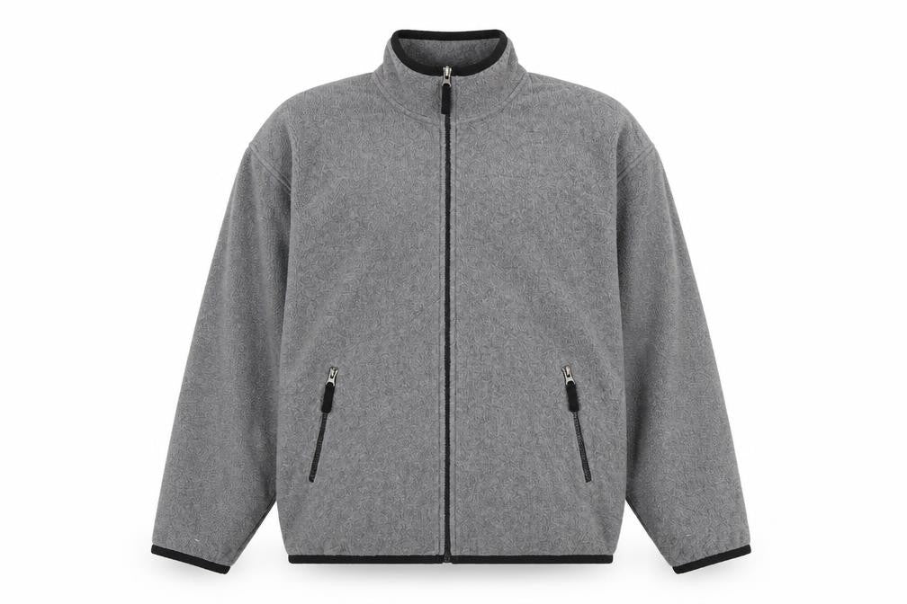 Front view of Gap Men's Grey Full Zip Jacket M Casual