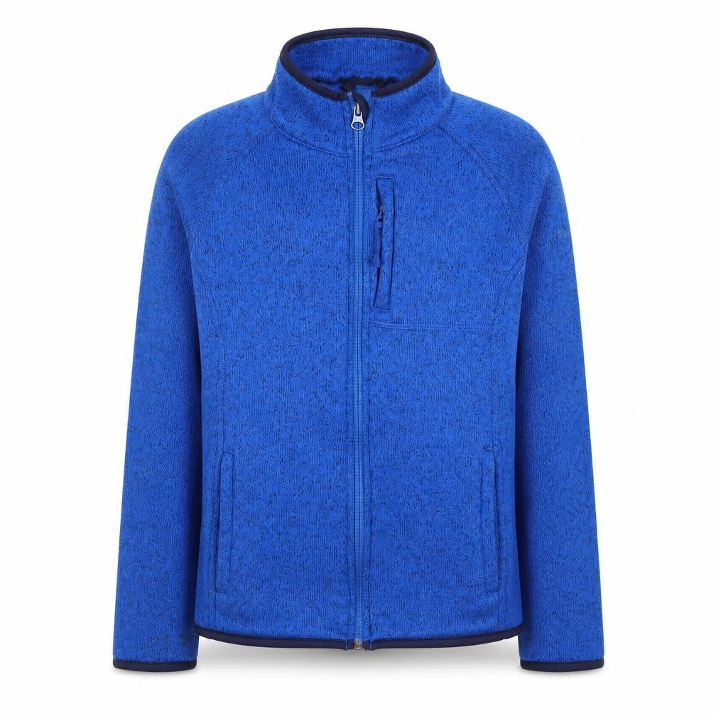 Front view of Peter Storm boys’ blue basic jacket, size 11-12