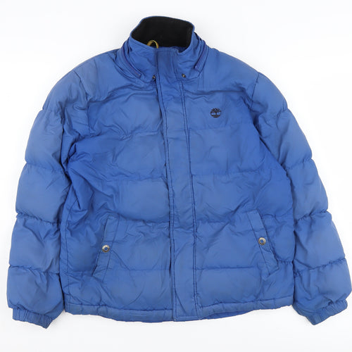 Timberland Blue XS Unisex Puffer Jacket