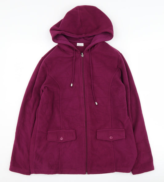 Damart Purple Women's M Full Zip Hoodie