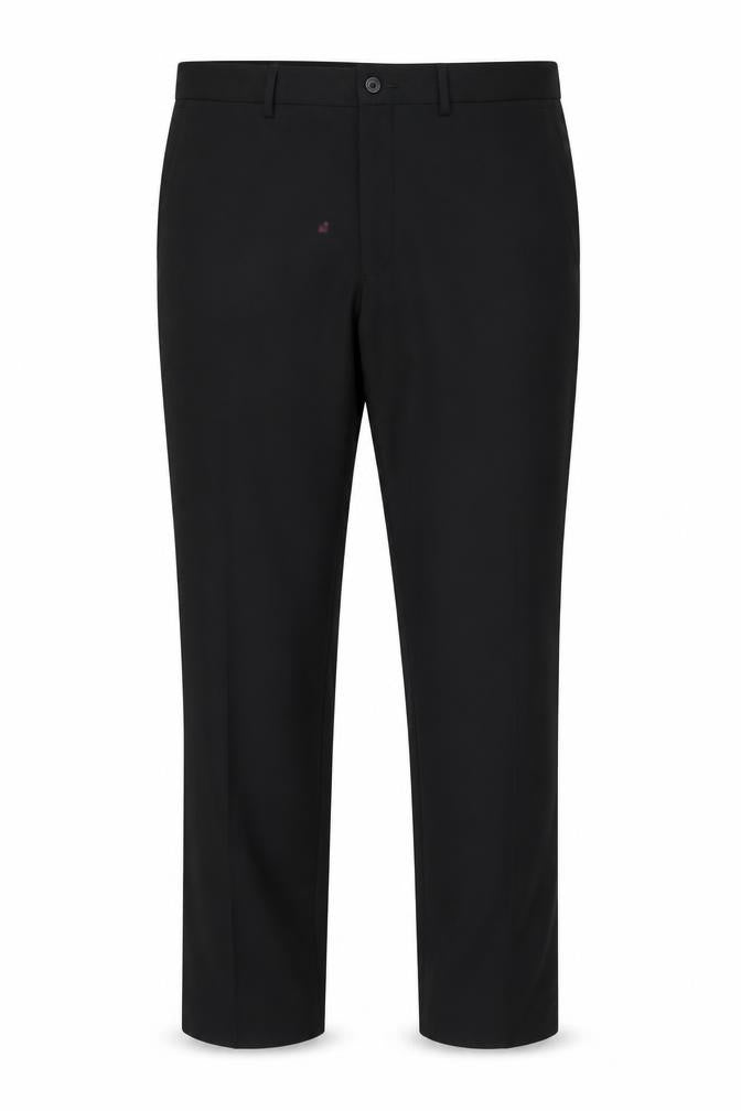 Front view of Marks & Spencer Men's Black Dress Pants M