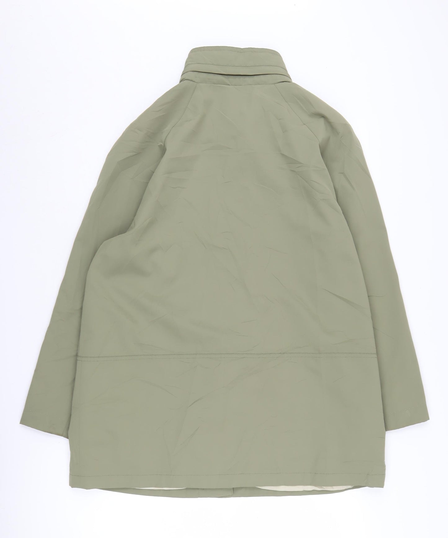 SCL Sport Women's Green Mid-Length Rain Coat Size 16